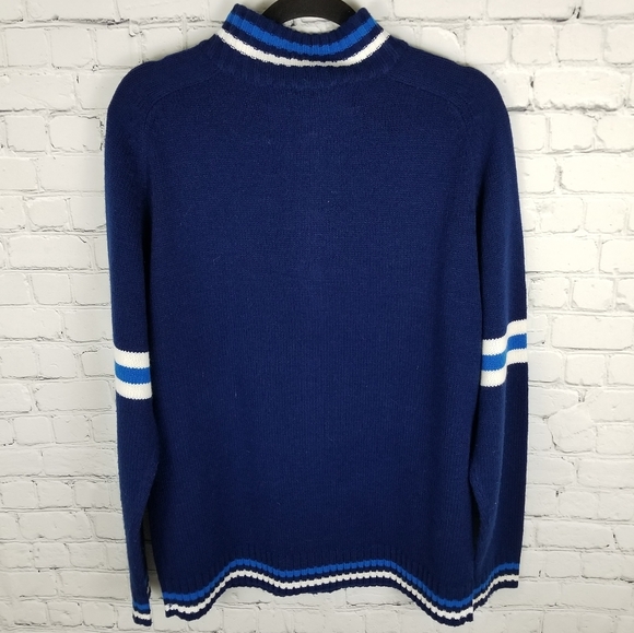 NHL JETS | knit full zip embroidered logo sweater - Picture 5 of 7